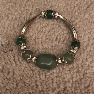 Jade green bracelet